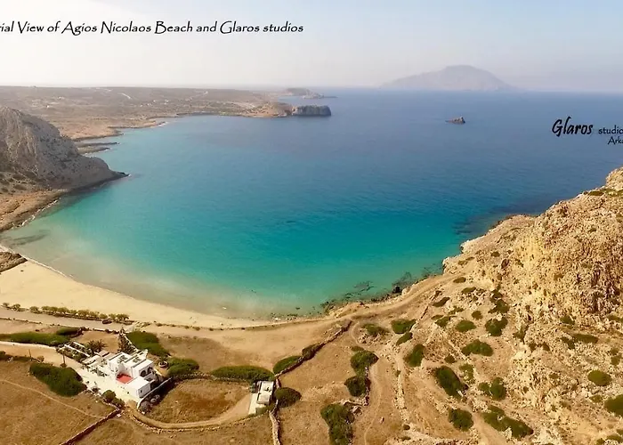 شقة Glaros Luxury Studio On The Beach أركاسا